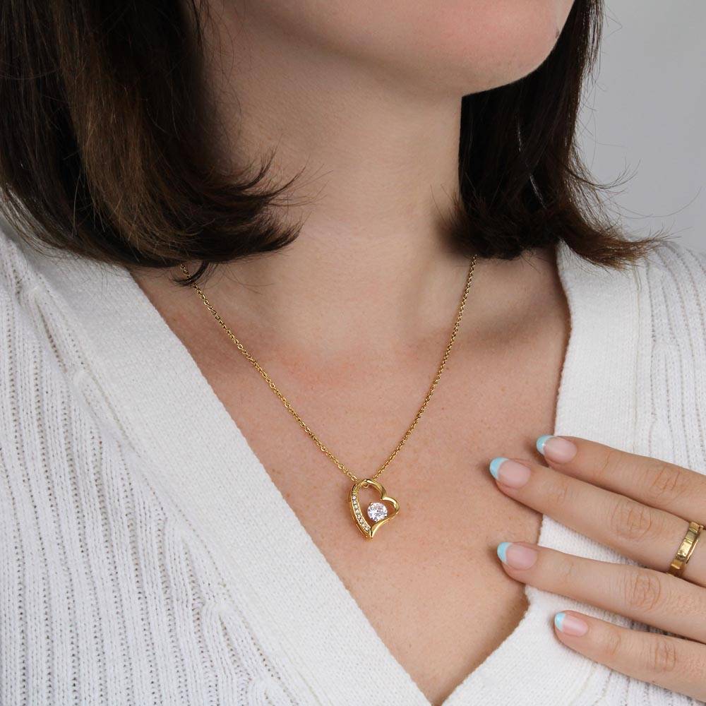 To My Future Wife - Forever Love Necklace - Gold