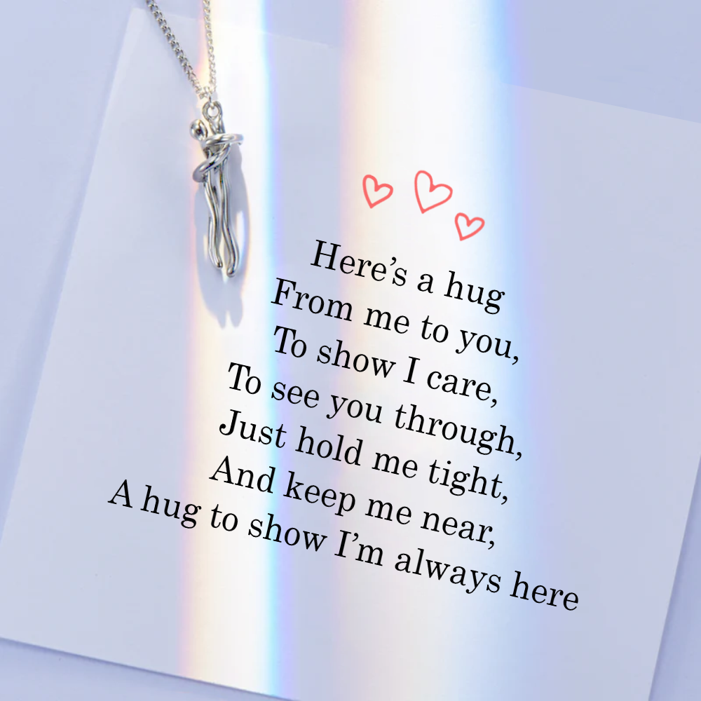 Silver Hug Necklace
