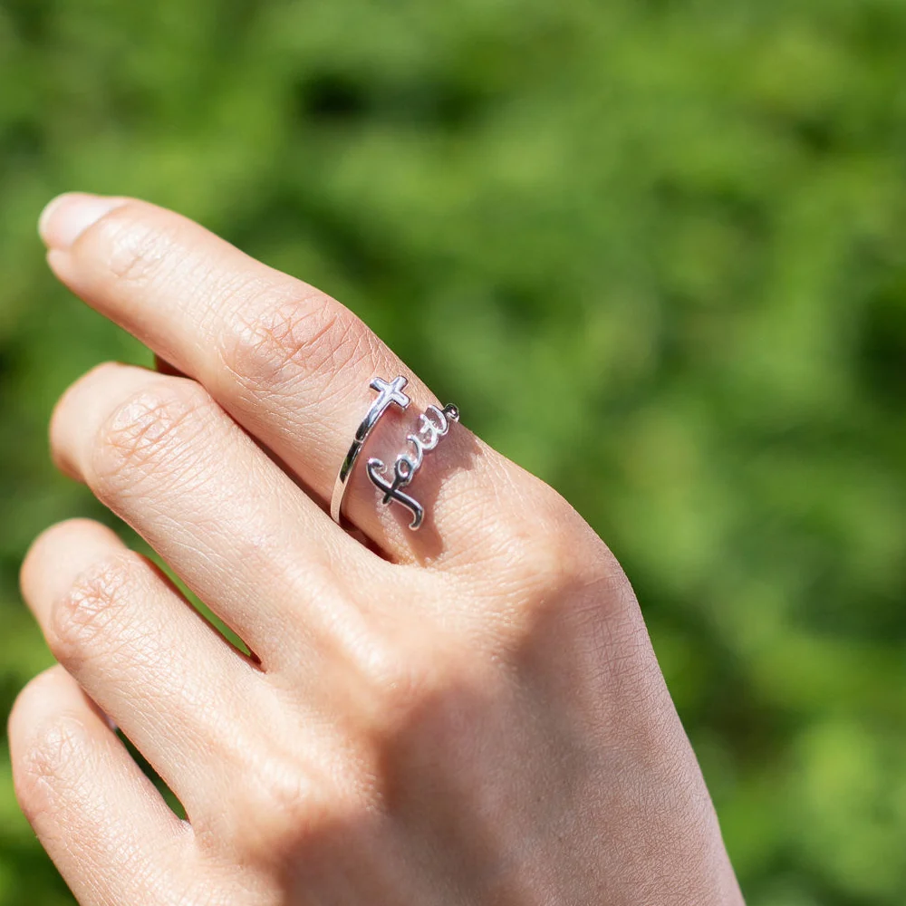 To my Granddaughter - Faith Ring