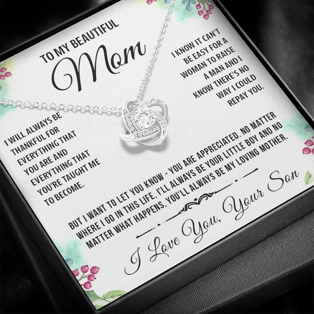 To My Special Mom - Knot Necklace