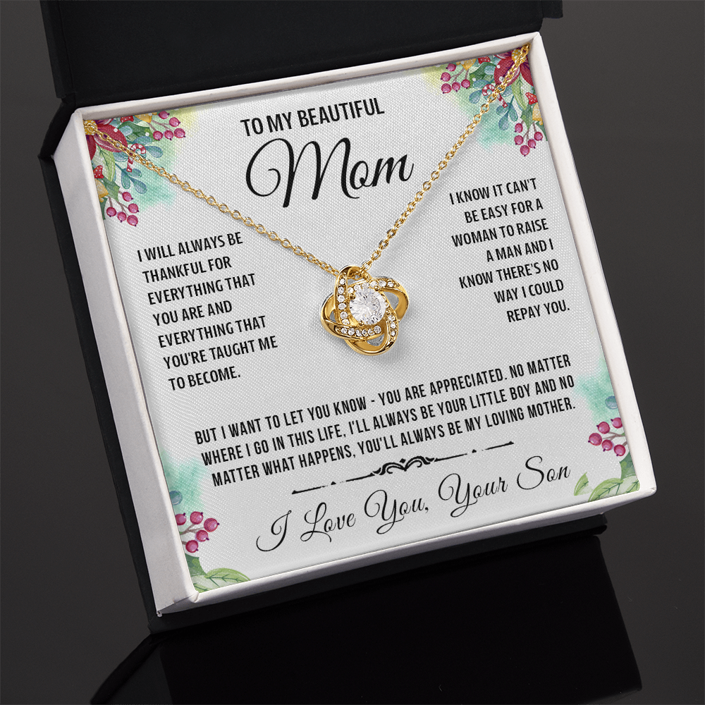 To My Special Mom - Knot Necklace