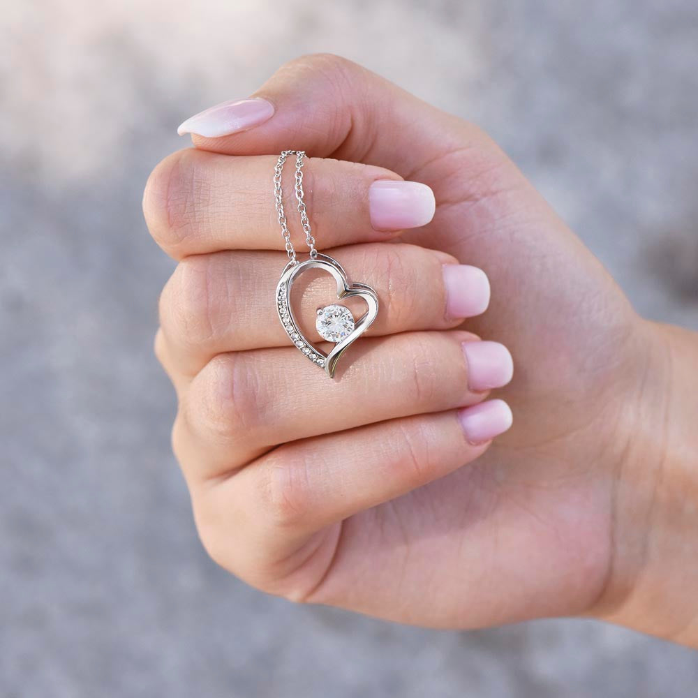 To my Daughter - Heart necklace