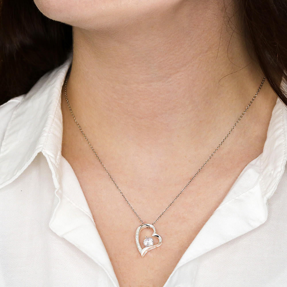 To my Daughter - Heart necklace
